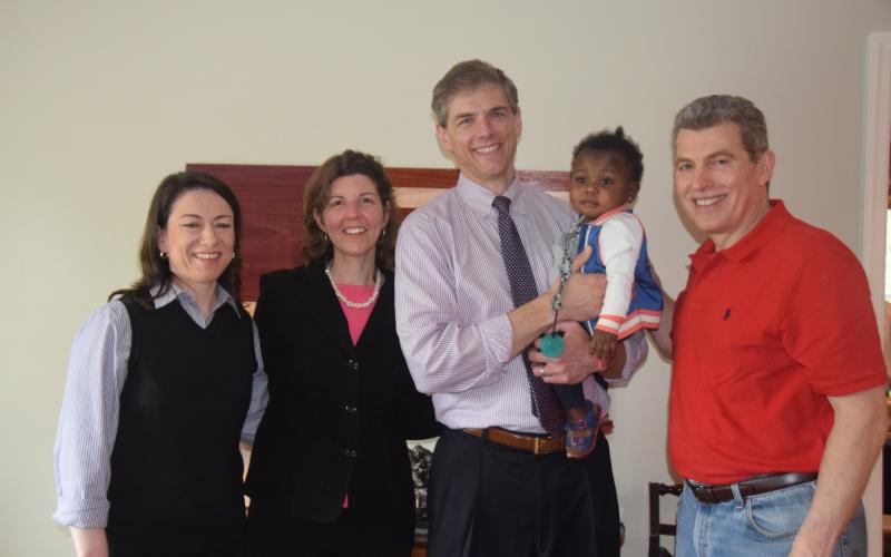 Aura Dunn, 2018 Republican Candidate for Morris County Freeholder, Kathy Dailey, 2018 Republican Candidate for Madison Borough Council, Jay Webber, Candidate for US Congress (NJ-11), and supporters.