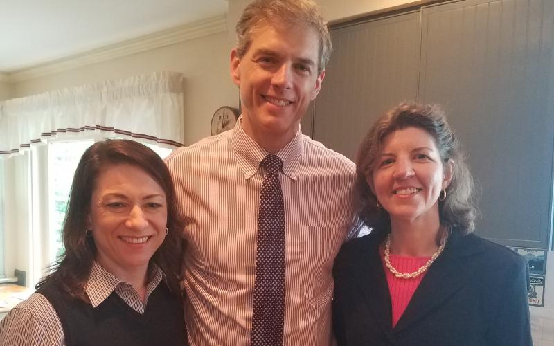 Aura, Jay, Kathy at Jay Webber Meet and Greet in Madison, NJ, May 12, 2018.