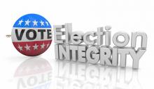 You can help ensure election integrity by becoming a poll worker or a challenger.